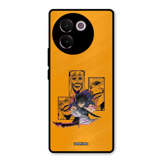 Yellow Jinwoo Vivo V30e Mobile Back Cover - Anime PrintShield Case