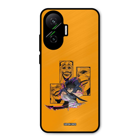 Yellow Jinwoo Poco F7 5G Mobile Back Cover - Anime PrintShield Case