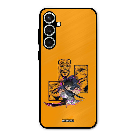 Yellow Jinwoo Samsung Galaxy S23 FE Mobile Back Cover - Anime PrintShield Case