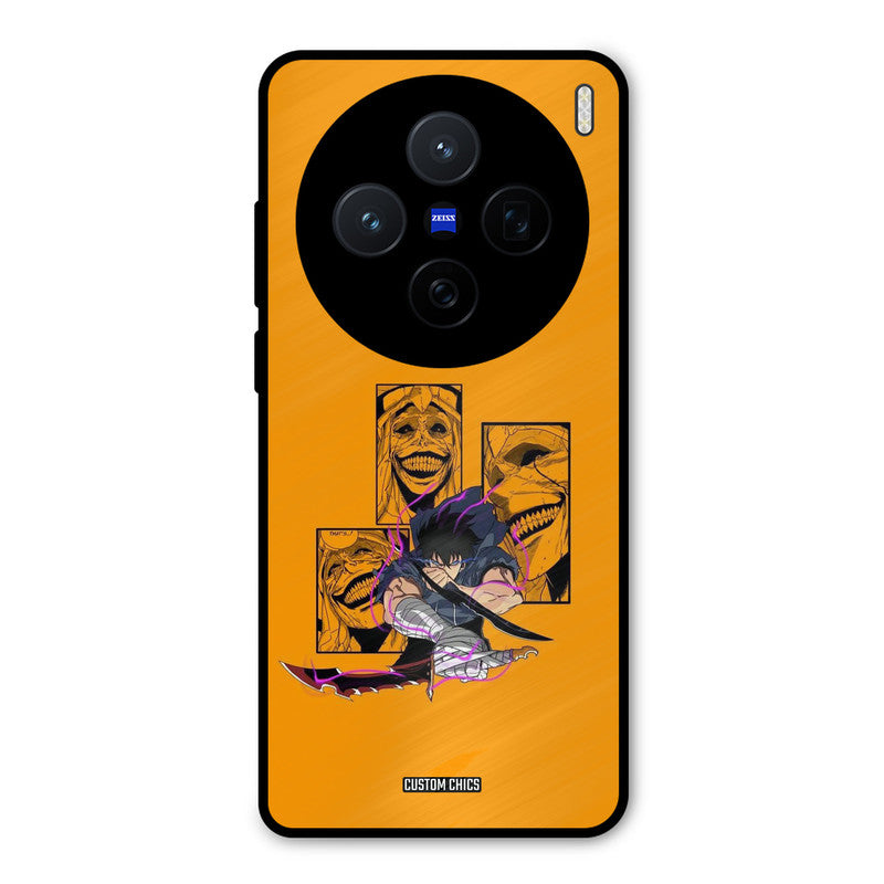 Yellow Jinwoo Vivo X200 Mobile Back Cover - Anime PrintShield Case