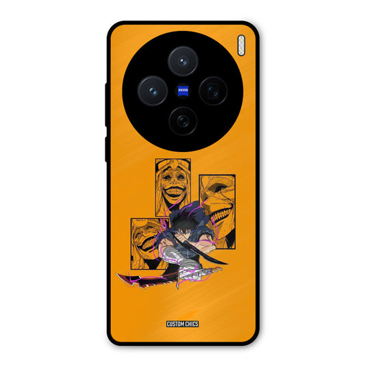Yellow Jinwoo Vivo X200 Mobile Back Cover - Anime PrintShield Case