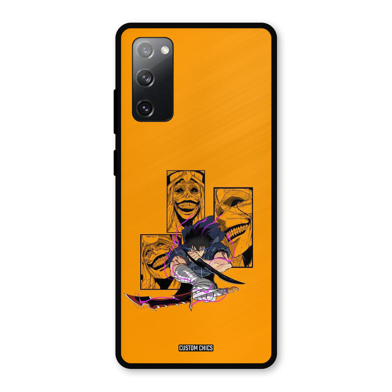 Yellow Jinwoo Samsung Galaxy S20 FE 5G Mobile Back Cover - Anime PrintShield Case