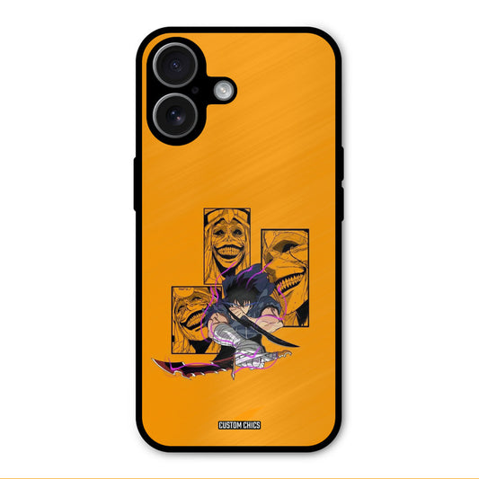 Yellow Jinwoo iPhone 17 Mobile Back Cover - Anime PrintShield Case