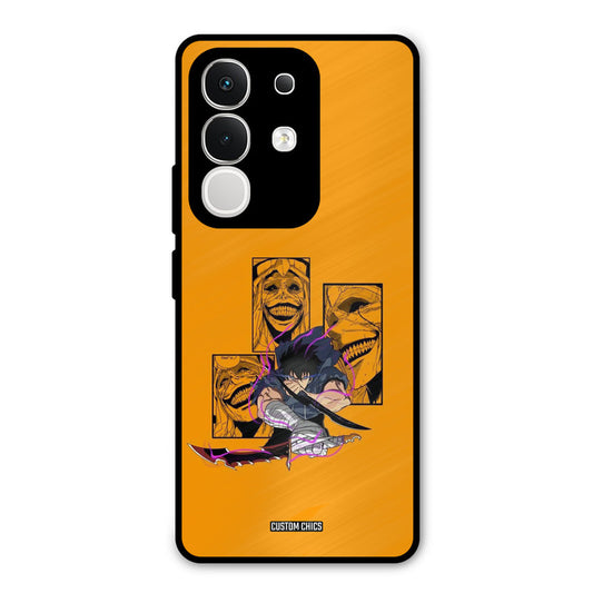 Yellow Jinwoo Vivo T4x Mobile Back Cover - Anime PrintShield Case