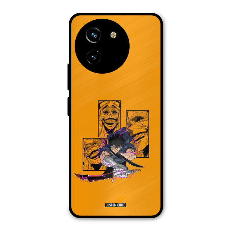 Yellow Jinwoo Vivo Y200i Mobile Back Cover - Anime PrintShield Case