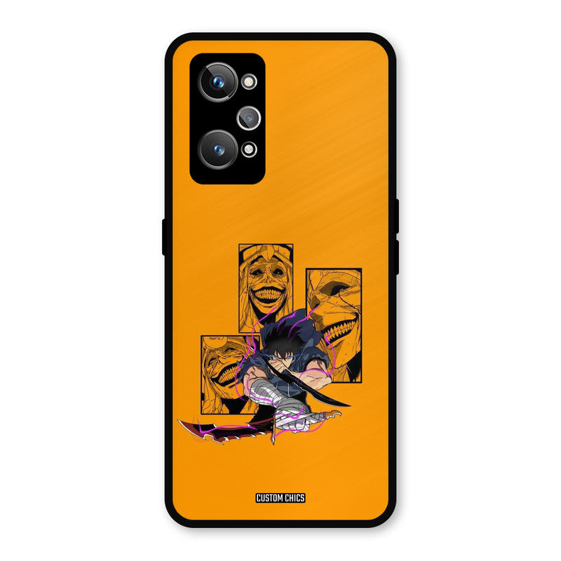 Yellow Jinwoo Realme GT Neo 2 Mobile Back Cover - Anime PrintShield Case
