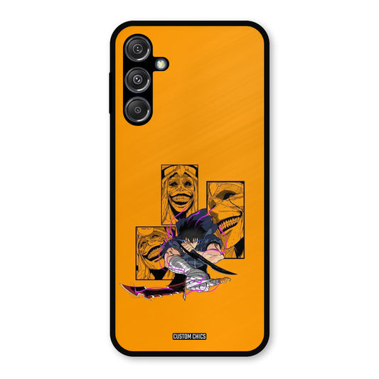Yellow Jinwoo Samsung Galaxy M34 5G Mobile Back Cover - Anime PrintShield Case