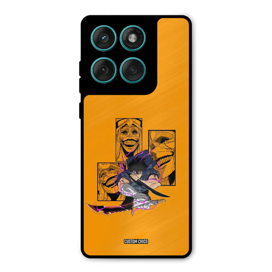 Yellow Jinwoo Motorola Edge 60 Mobile Back Cover - Anime PrintShield Case