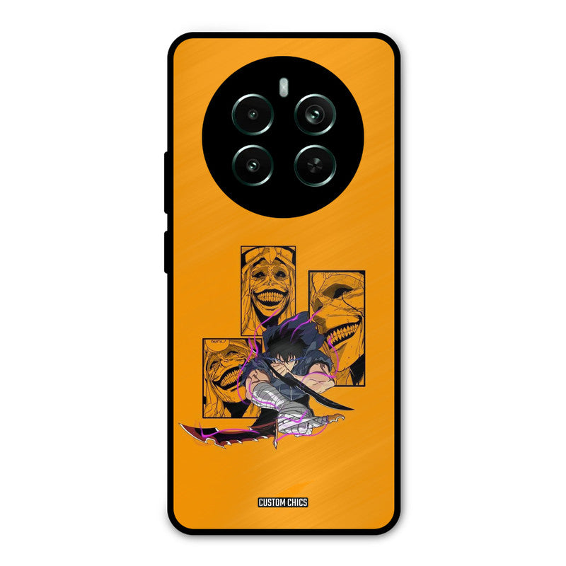 Yellow Jinwoo Realme 12 Plus Mobile Back Cover - Anime PrintShield Case