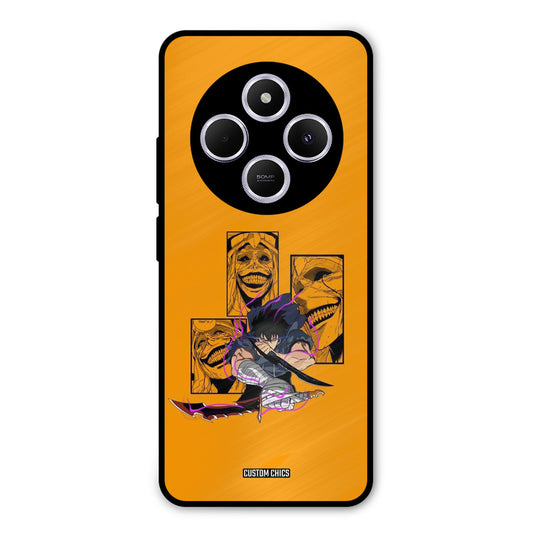 Yellow Jinwoo Redmi 14c Mobile Back Cover - Anime PrintShield Case