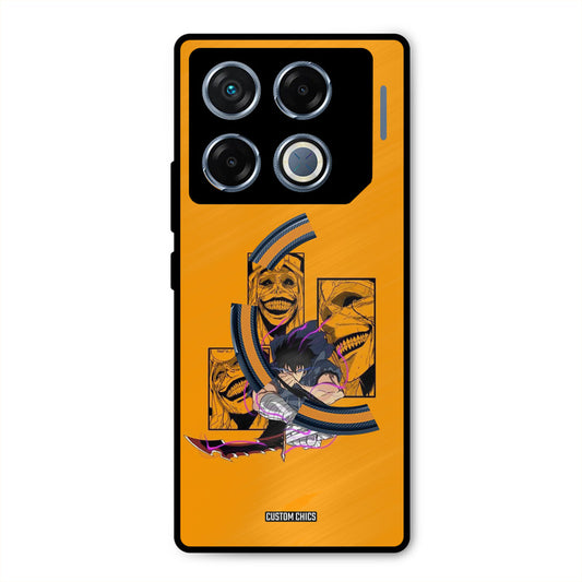 Yellow Jinwoo Infinix GT 20 Pro Mobile Back Cover - Anime PrintShield Case
