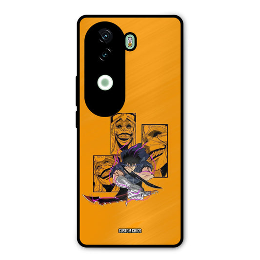 Yellow Jinwoo Vivo V40e Mobile Back Cover - Anime PrintShield Case
