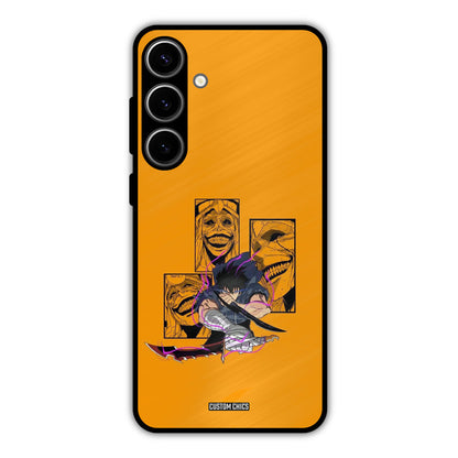 Yellow Jinwoo Samsung Galaxy S24 Plus Mobile Back Cover - Anime PrintShield Case