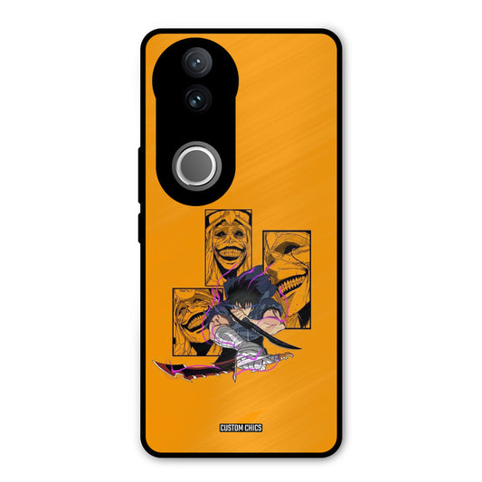 Yellow Jinwoo Vivo V50e Mobile Back Cover - Anime PrintShield Case