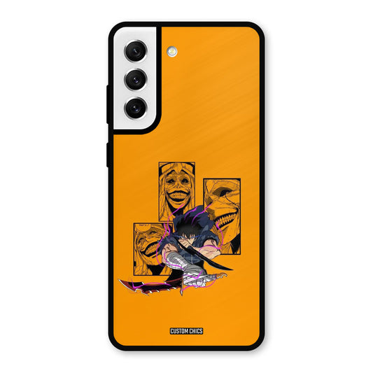 Yellow Jinwoo Samsung Galaxy S21 FE 5G (2023) Mobile Back Cover - Anime PrintShield Case