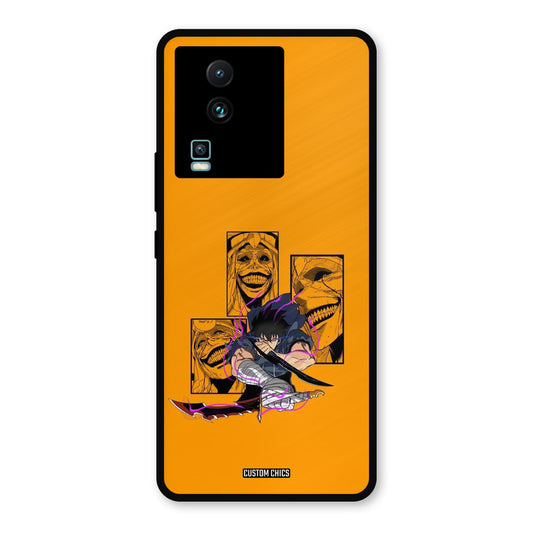 Yellow Jinwoo IQOO Neo 7 Pro Mobile Back Cover - Anime PrintShield Case