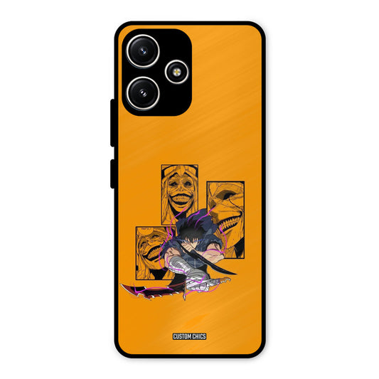 Yellow Jinwoo Redmi 12 5G Mobile Back Cover - Anime PrintShield Case