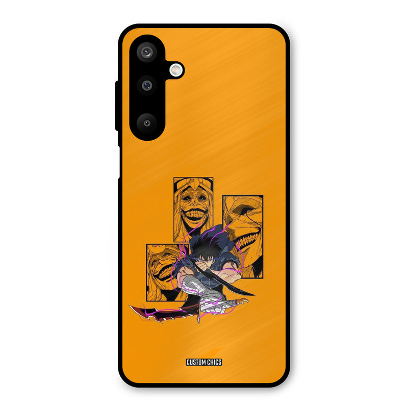 Yellow Jinwoo Samsung Galaxy M16 Mobile Back Cover - Anime PrintShield Case