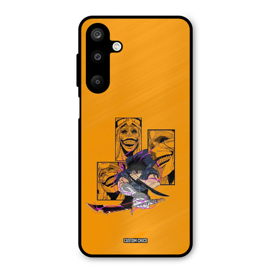 Yellow Jinwoo Samsung Galaxy M16 Mobile Back Cover - Anime PrintShield Case