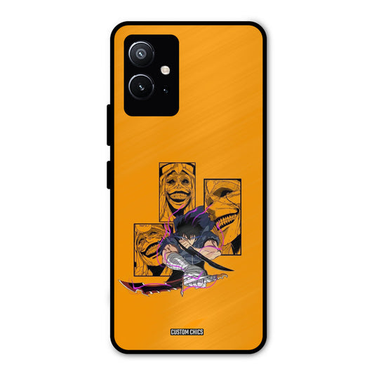 Yellow Jinwoo Vivo Y75 5G Mobile Back Cover - Anime PrintShield Case
