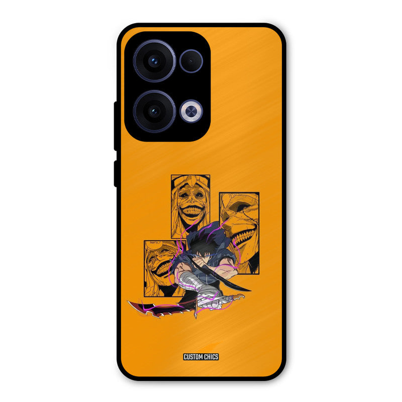 Yellow Jinwoo Oppo Reno 13 5G Mobile Back Cover - Anime PrintShield Case