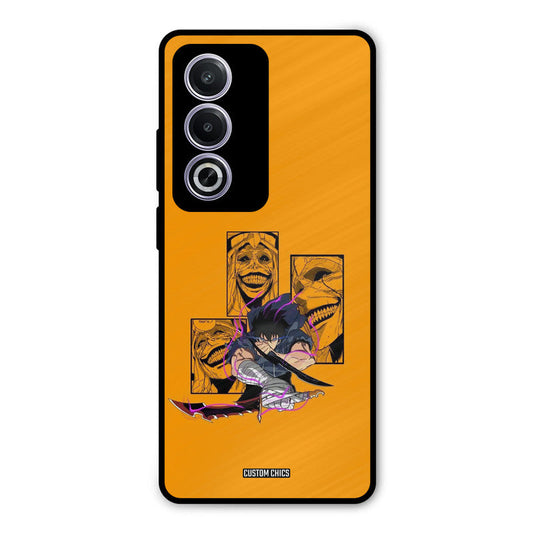 Yellow Jinwoo Oppo K12x Mobile Back Cover - Anime PrintShield Case