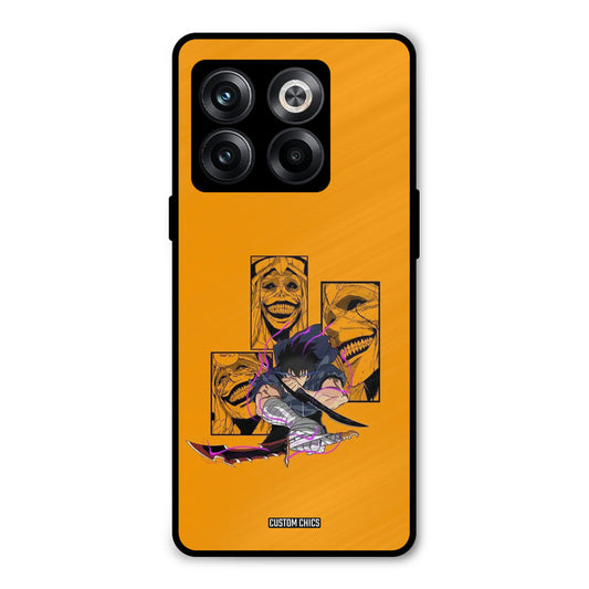Yellow Jinwoo Oneplus 10T Mobile Back Cover - Anime PrintShield Case