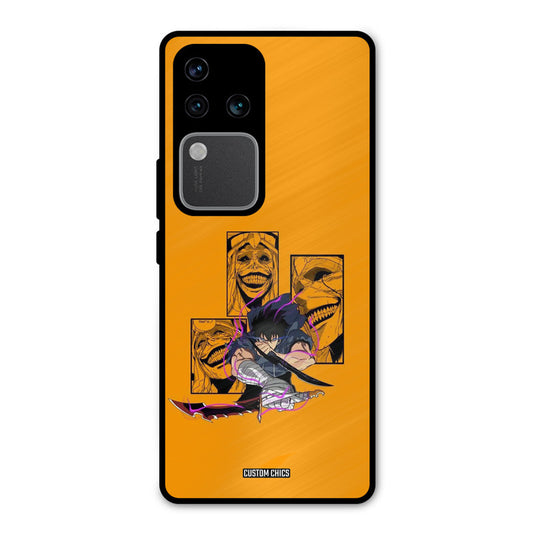 Yellow Jinwoo Vivo V30 Pro Mobile Back Cover - Anime PrintShield Case