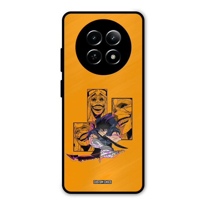 Yellow Jinwoo Realme Narzo N65 Mobile Back Cover - Anime PrintShield Case