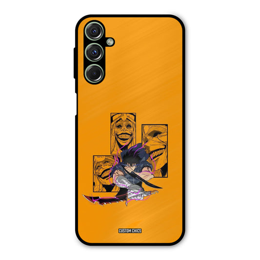 Yellow Jinwoo Samsung Galaxy M34 Mobile Back Cover - Anime PrintShield Case