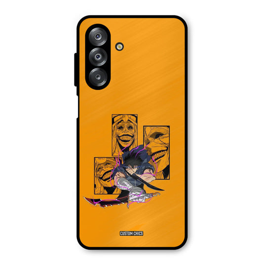 Yellow Jinwoo Samsung Galaxy A17 Mobile Back Cover - Anime PrintShield Case