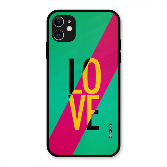 Yellow Love iPhone 11 Mobile Back Cover - Cute PrintShield Case