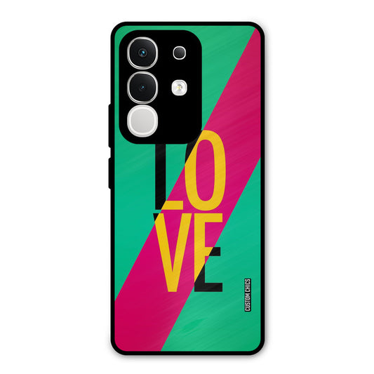 Yellow Love Vivo T4x Mobile Back Cover - Cute PrintShield Case