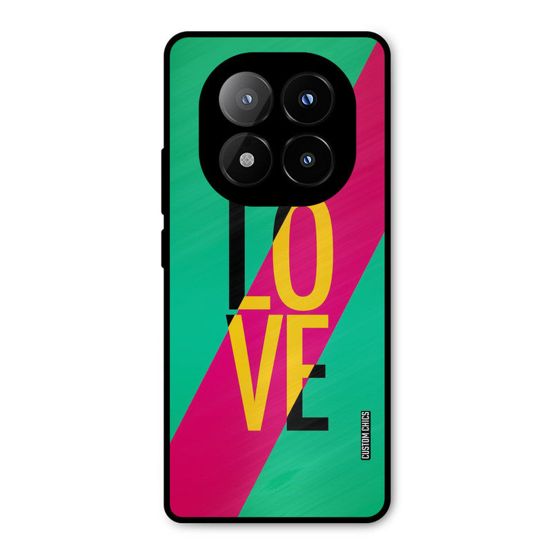 Yellow Love Redmi Note 14 Pro Plus 5G Mobile Back Cover - Cute PrintShield Case