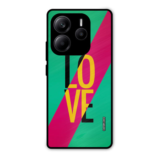 Yellow Love Redmi Note 14 Mobile Back Cover - Cute PrintShield Case