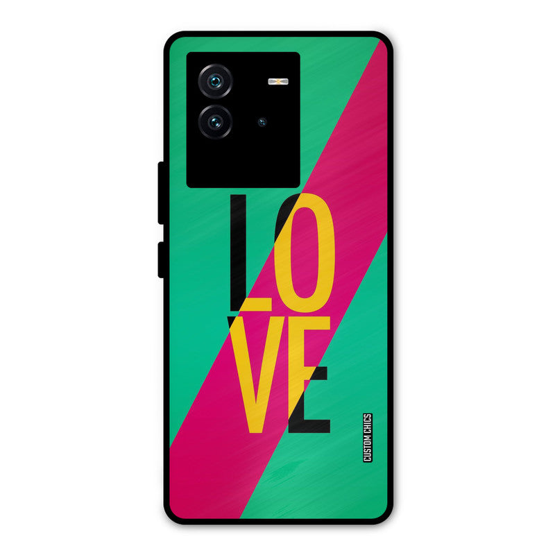 Yellow Love iQOO Neo 6 5G Mobile Back Cover - Cute PrintShield Case
