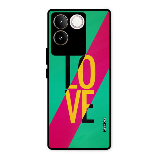 Yellow Love Vivo T2 Pro Mobile Back Cover - Cute PrintShield Case