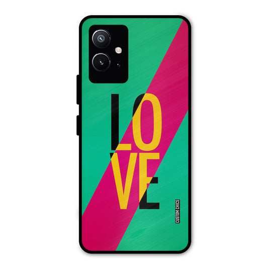 Yellow Love Vivo Y75 5G Mobile Back Cover - Cute PrintShield Case
