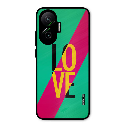 Yellow Love Poco F7 5G Mobile Back Cover - Cute PrintShield Case
