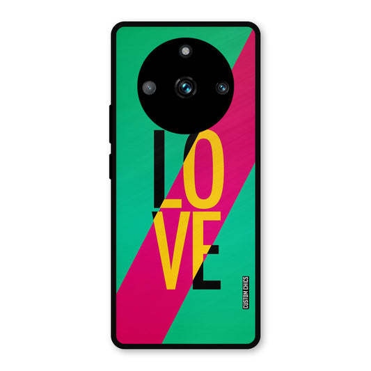Yellow Love Realme 11 Pro Plus Mobile Back Cover - Cute PrintShield Case