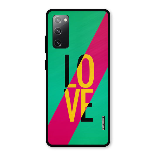 Yellow Love Samsung Galaxy S20 FE Mobile Back Cover - Cute PrintShield Case