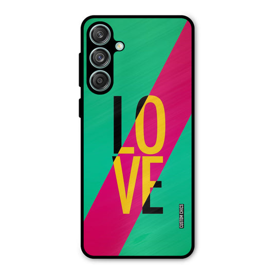 Yellow Love Samsung Galaxy M55 5G Mobile Back Cover - Cute PrintShield Case