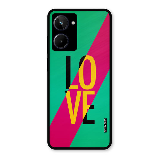 Yellow Love Realme 10 Mobile Back Cover - Cute PrintShield Case