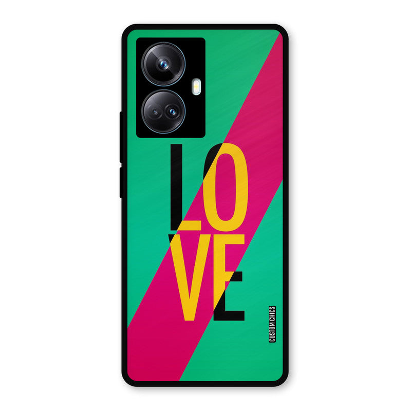Yellow Love Realme 10 Pro Plus Mobile Back Cover - Cute PrintShield Case