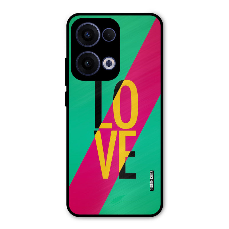 Yellow Love Oppo Reno 13 5G Mobile Back Cover - Cute PrintShield Case
