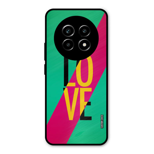 Yellow Love Realme 13 Pro Mobile Back Cover - Cute PrintShield Case