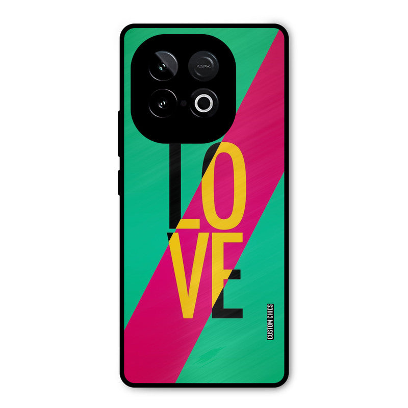 Yellow Love iQOO Neo 10 Mobile Back Cover - Cute PrintShield Case
