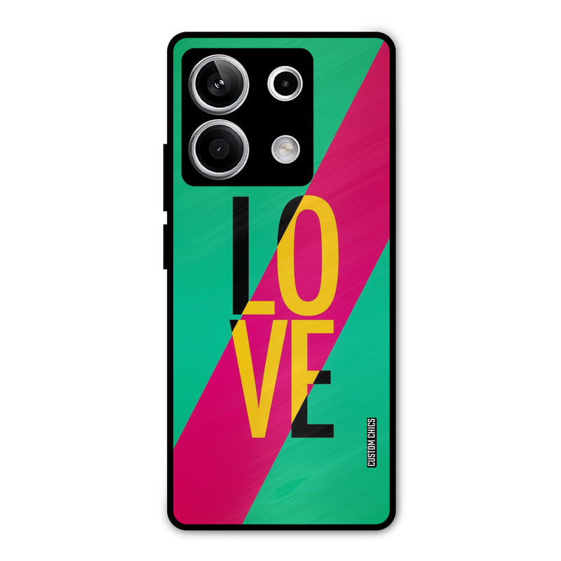 Yellow Love Redmi Note 13 5G Mobile Back Cover - Cute PrintShield Case
