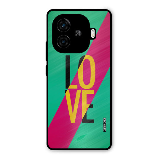 Yellow Love iQoo Z9 Turbo Mobile Back Cover - Cute PrintShield Case