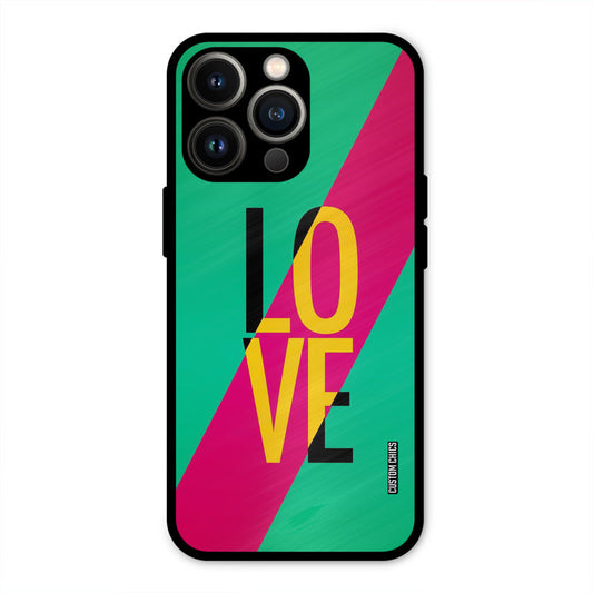 Yellow Love iPhone 13 Pro Max Mobile Back Cover - Cute PrintShield Case